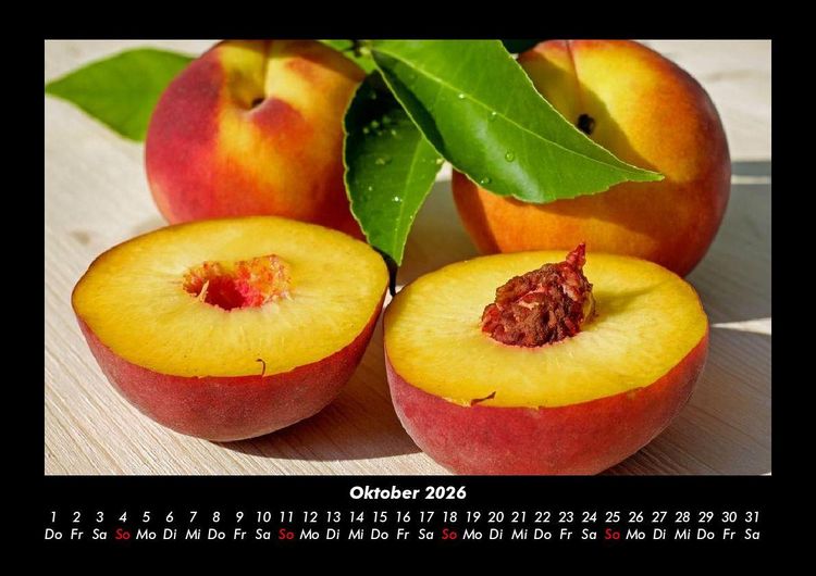 Produktbild: Obstkalender 2026 Fotokalender DIN A3