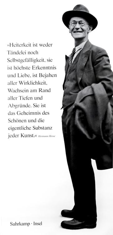 Produktbild: Poster Hermann Hesse &raquo;Lebensgro&szlig;&laquo;