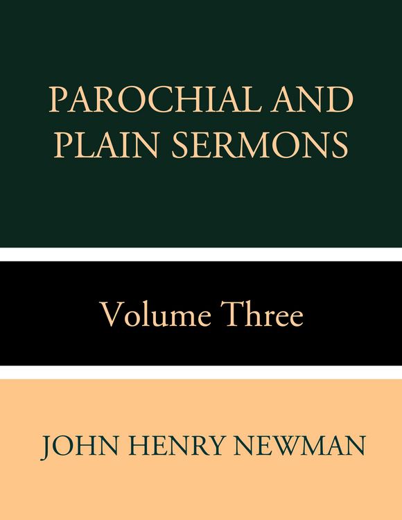 Produktbild: Parochial and Plain Sermons Volume Three