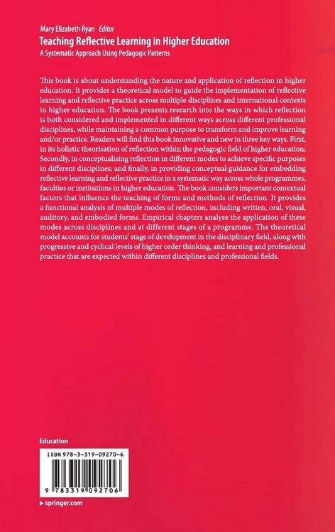 Produktbild: Teaching Reflective Learning in Higher Education