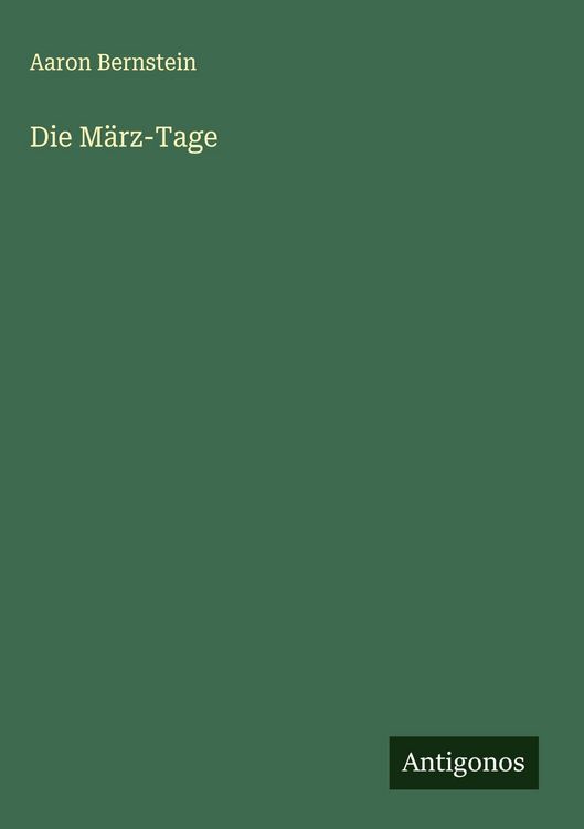 Produktbild: Die M&auml;rz-Tage