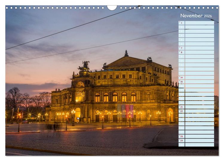 Produktbild: Dresden an der Elbe - Der Planer (Wandkalender 2026 DIN A3 quer), CALVENDO Monatskalender