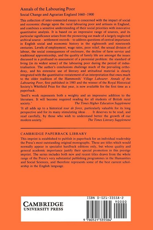 Produktbild: Annals of the Labouring Poor