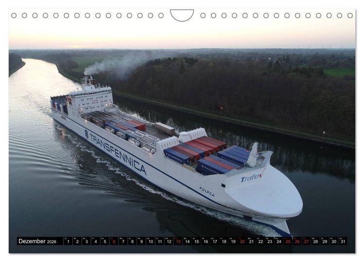 Produktbild: 100 Meter &uuml;ber Grund - Am Nord-Ostsee-Kanal (Wandkalender 2026 DIN A4 quer), CALVENDO Monatskalender