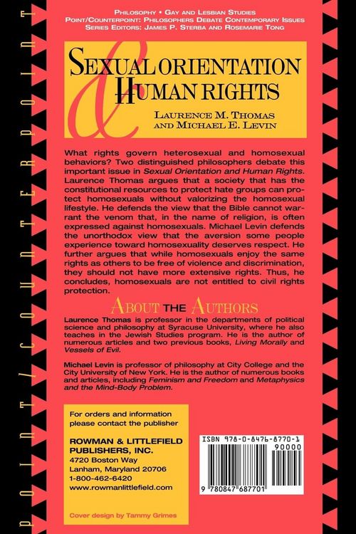 Produktbild: Sexual Orientation and Human Rights