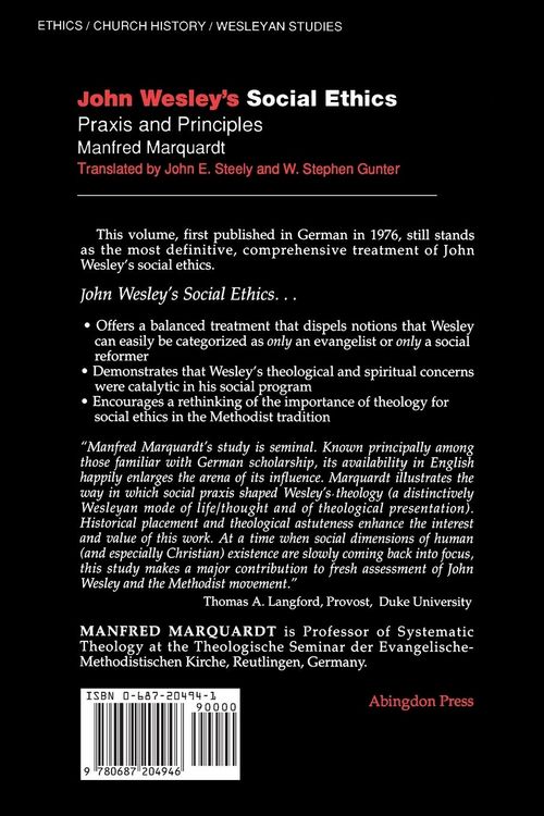 Produktbild: John Wesley's Social Ethics
