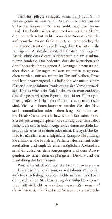 Produktbild: Zynismus und das Scheitern der Kritik