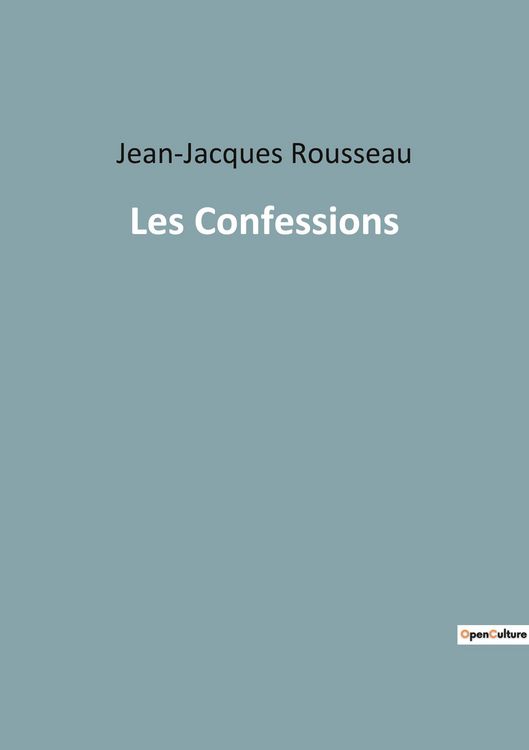 Produktbild: Les Confessions