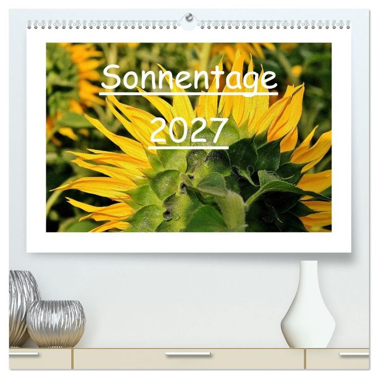 Produktbild: Sonnentage 2027 (hochwertiger Premium Wandkalender 2027 DIN A2 quer), Kunstdruck in Hochglanz