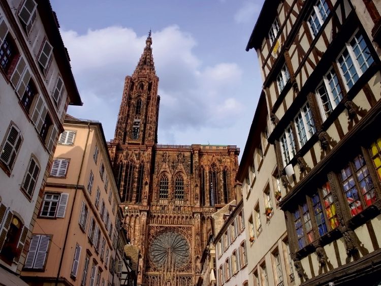 Produktbild: CALVENDO Puzzle Stra&szlig;burger M&uuml;nster | 1000 Teile Lege-Gr&ouml;&szlig;e 64 &times; 48 cm Foto-Puzzle f&uuml;r gl&uuml;ckliche Stunden