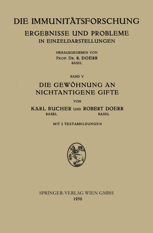 Produktbild: Die Gew&ouml;hnung an Nichtantigene Gifte