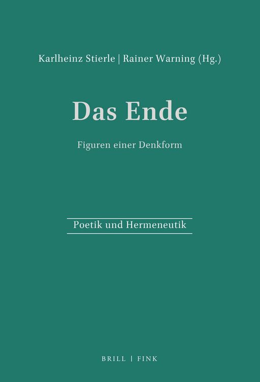 Produktbild: Das Ende. Figuren einer Denkform