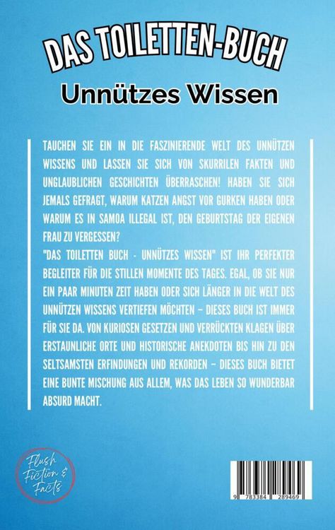 Produktbild: Das Toiletten Buch: Unn&uuml;tzes Wissen