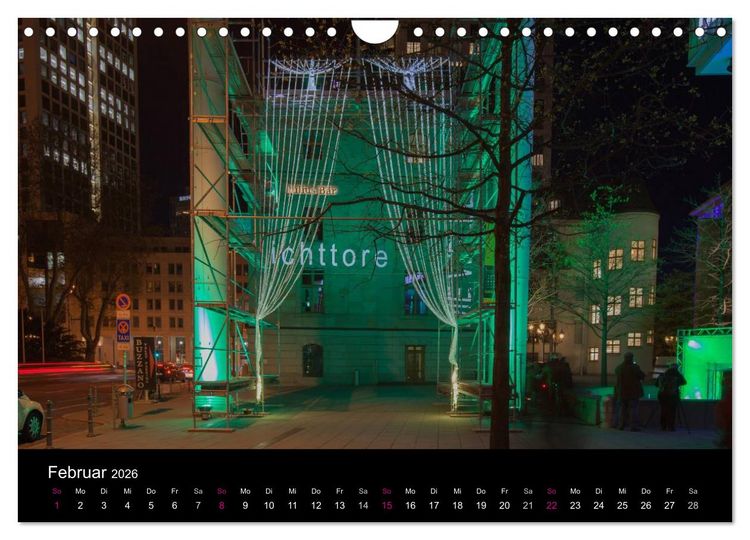 Produktbild: Luminale Frankfurt (Wandkalender 2026 DIN A4 quer), CALVENDO Monatskalender