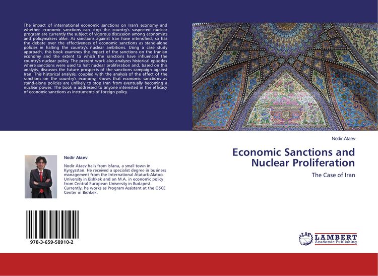 Produktbild: Economic Sanctions and Nuclear Proliferation