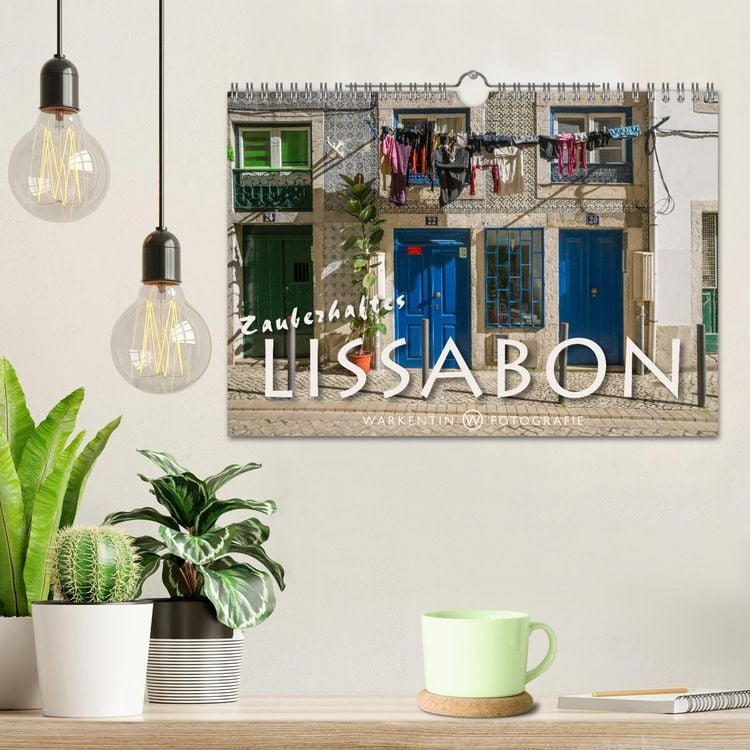 Produktbild: Zauberhaftes Lissabon (Wandkalender 2026 DIN A4 quer), CALVENDO Monatskalender