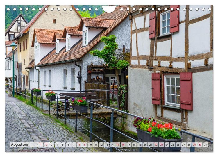 Produktbild: Blaubeuren Impressionen (Wandkalender 2026 DIN A4 quer), CALVENDO Monatskalender