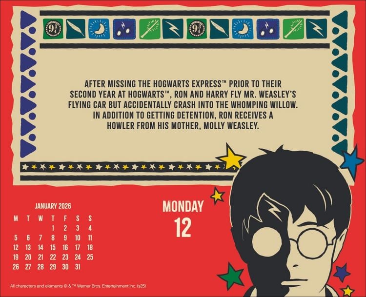 Produktbild: Harry Potter Tagesabrei&szlig;kalender 2026