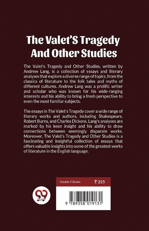 Produktbild: The Valet'S Tragedy And Other Studies