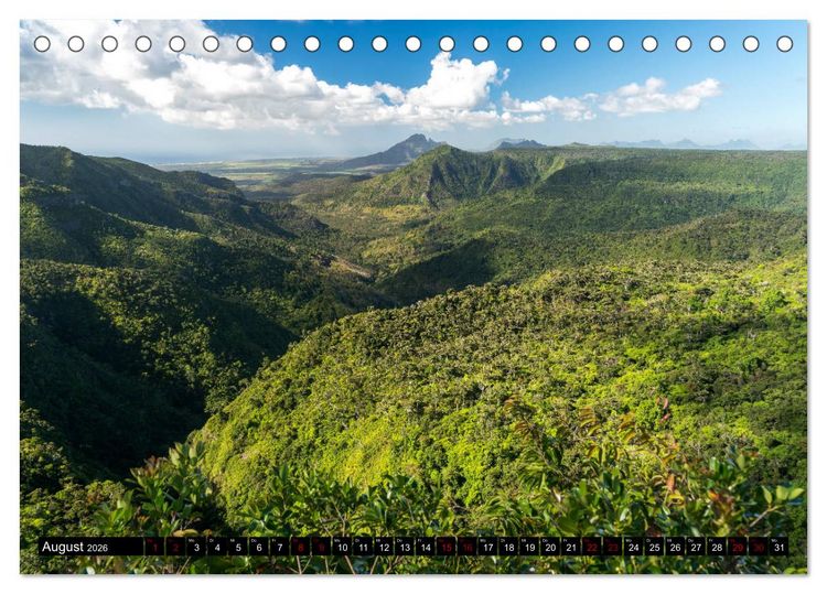 Produktbild: Trauminsel Mauritius (Tischkalender 2026 DIN A5 quer), CALVENDO Monatskalender