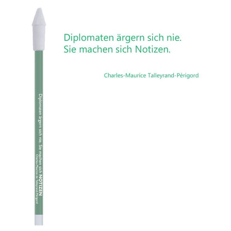 Produktbild: Bleistift gr&uuml;n, Charles Maurice Talleyrand-P&eacute;rigord