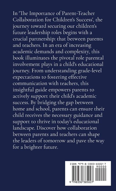 Produktbild: The Importance of Parent-Teacher Collaboration for Children's Success