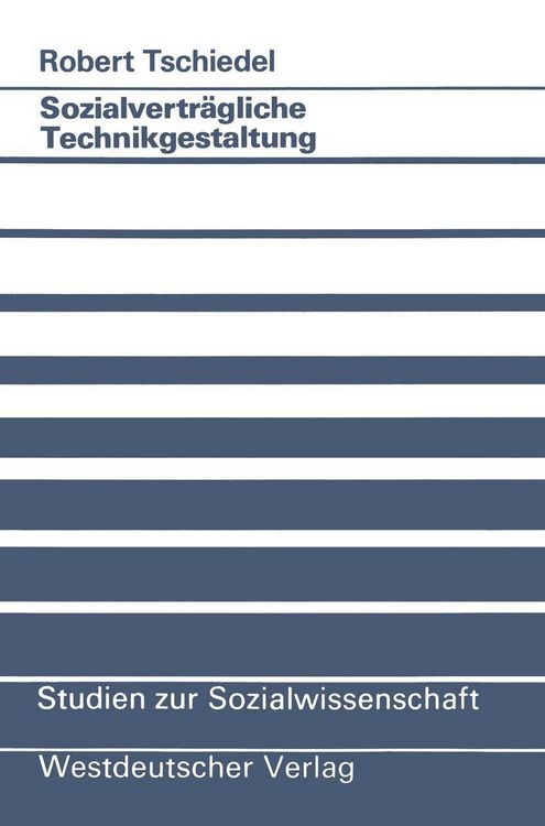 Produktbild: Sozialvertr&auml;gliche Technikgestaltung
