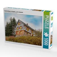Produktbild: CALVENDO Puzzle Fachwerkhaus in Ruderitz - neu restauriert | 1000 Teile Lege-Gr&ouml;&szlig;e 64x48cm Foto-Puzzle f&uuml;r gl&uuml;ckliche Stunden