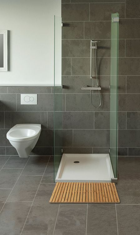 Baderost Mod. Indoor & Outdoor Bambus, 100 x 50 cm, fr Dusche, Bad & Pool  kaufen