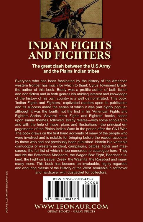 Produktbild: Indian Fights & Fighters of the American Western Frontier of the 19th Century