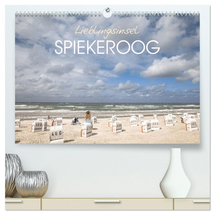 Produktbild: Lieblingsinsel Spiekeroog (hochwertiger Premium Wandkalender 2026 DIN A2 quer), Kunstdruck in Hochglanz