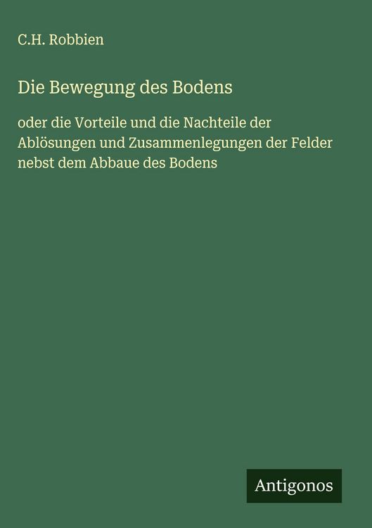 Produktbild: Die Bewegung des Bodens