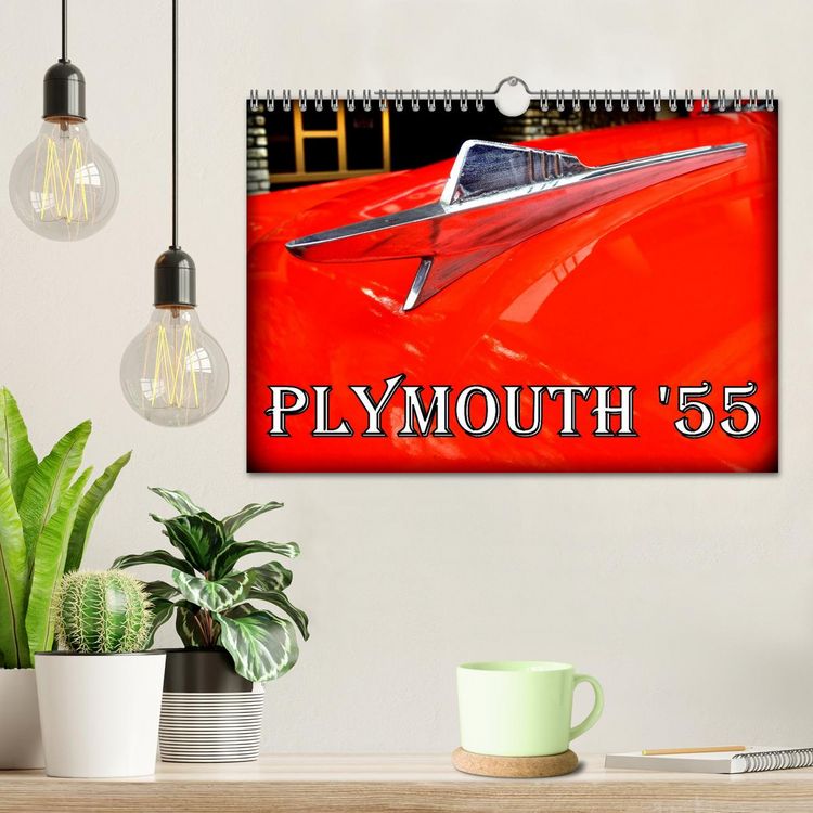 Produktbild: PLYMOUTH '55 (Wandkalender 2026 DIN A4 quer), CALVENDO Monatskalender