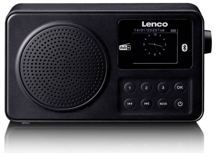 Produktbild: Lenco PDR-033BK Kofferradio DAB+, FM Schwarz