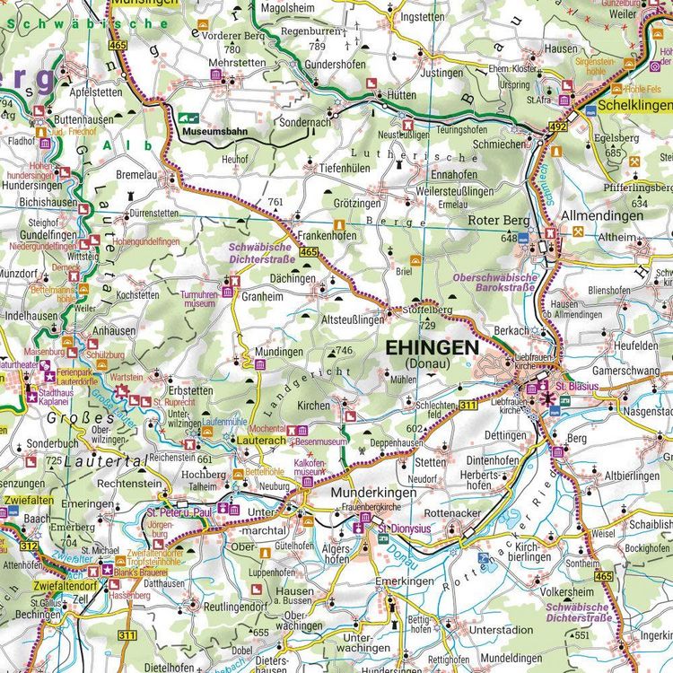 Produktbild: Freytag & berndt Freizeitkarte Schw&auml;bische Alb 1:190.000