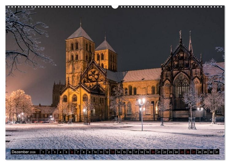 Produktbild: Das M&uuml;nsterland - Meine Impressionen (Wandkalender 2026 DIN A2 quer), CALVENDO Monatskalender