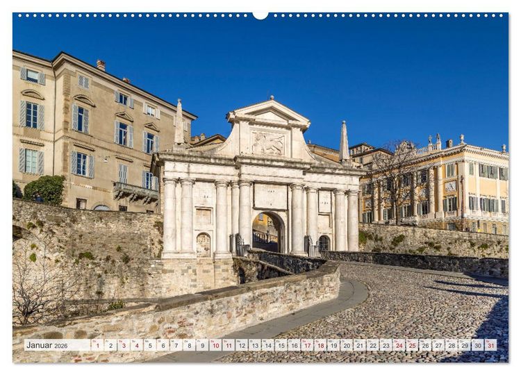 Produktbild: Bezauberndes Bergamo (hochwertiger Premium Wandkalender 2026 DIN A2 quer), Kunstdruck in Hochglanz