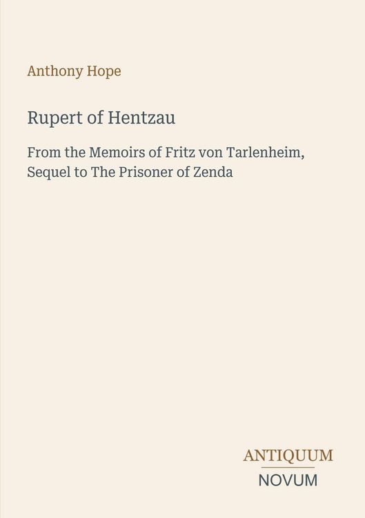 Produktbild: Rupert of Hentzau