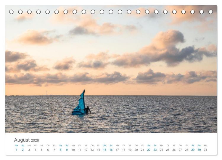 Produktbild: Moin Norden-Norddeich (Tischkalender 2026 DIN A5 quer), CALVENDO Monatskalender