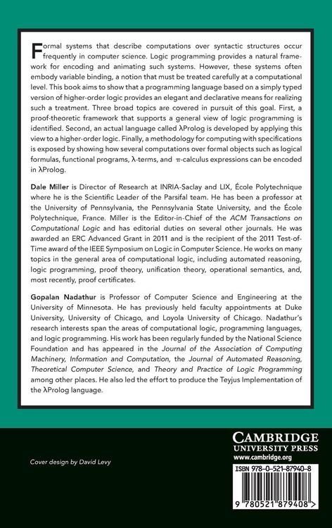 Produktbild: Programming with Higher-Order Logic