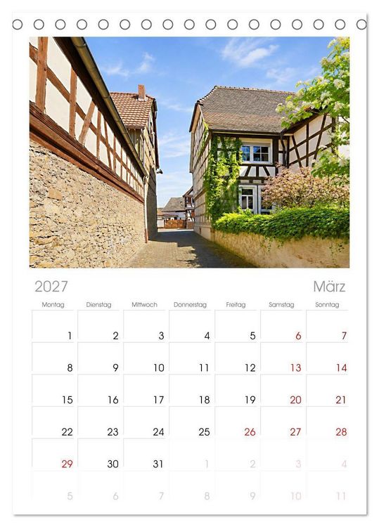 Produktbild: Tischplaner 2027 - Rodenbach im Wandel der Zeit (A5 Tischkalender zum Aufstellen) CALVENDO