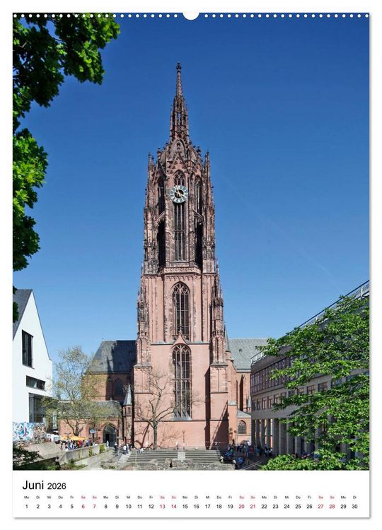 Produktbild: Frankfurt am Main vom Frankfurter Taxifahrer Petrus Bodenstaff (Wandkalender 2026 DIN A2 hoch), CALVENDO Monatskalender