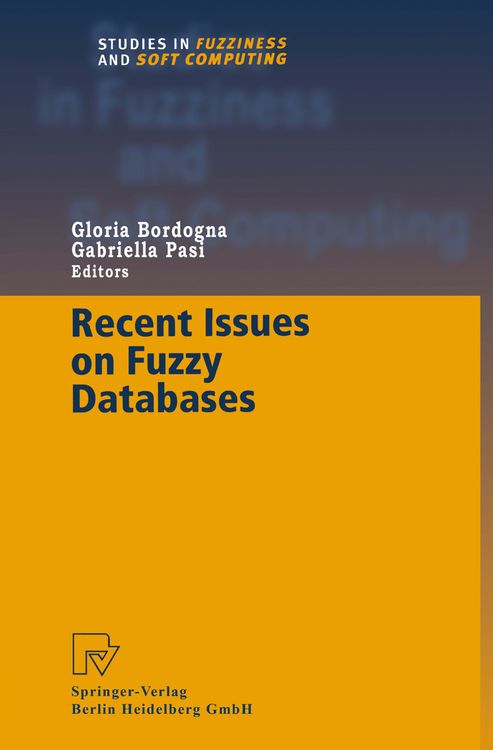 Produktbild: Recent Issues on Fuzzy Databases