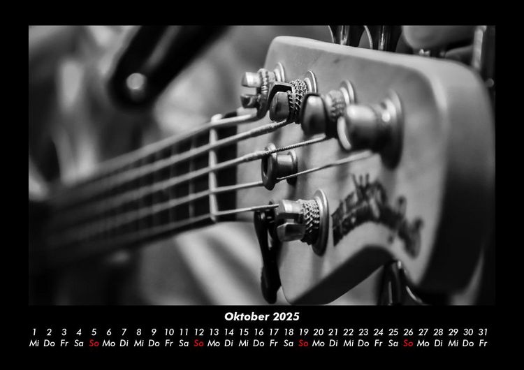 Produktbild: Musik 2025 Fotokalender DIN A3
