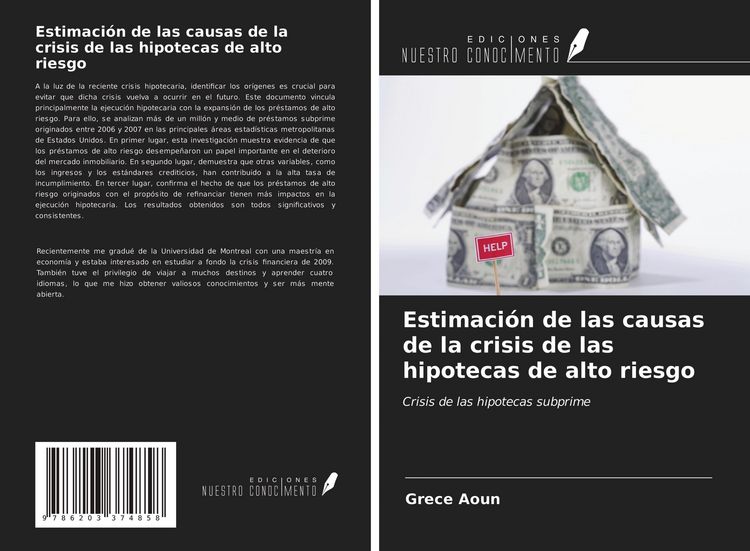 Produktbild: Estimaci&oacute;n de las causas de la crisis de las hipotecas de alto riesgo