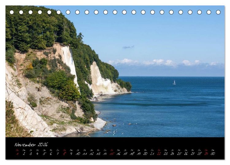 Produktbild: Sassnitz und R&uuml;gen (Tischkalender 2026 DIN A5 quer), CALVENDO Monatskalender