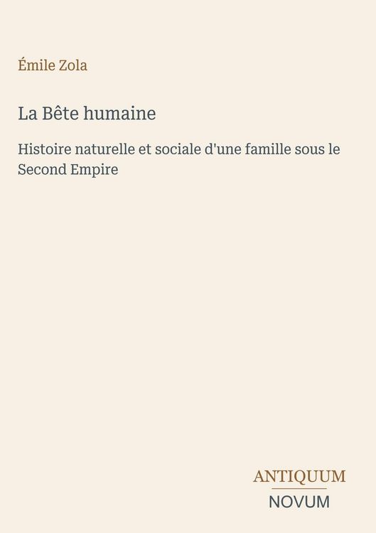 Produktbild: La B&ecirc;te humaine