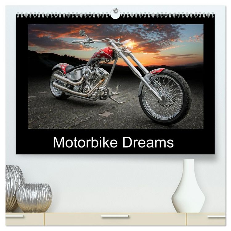 Produktbild: Motorbike Dreams (High Quality Premium Wall Calendar 2026 DIN A2 landscape),CALVENDO 12 Month Wall Calendar