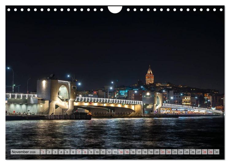 Produktbild: Istanbul - Im Schnittpunkt von Kulturen und Kontinenten (Wandkalender 2026 DIN A4 quer), CALVENDO Monatskalender