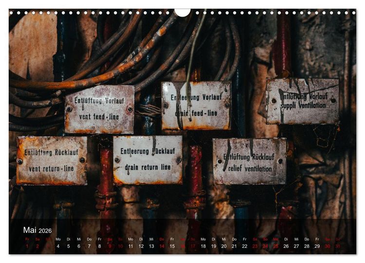 Produktbild: Geheimnisvolle Orte - Die etwas anderen Lost Places (Wandkalender 2026 DIN A3 quer), CALVENDO Monatskalender
